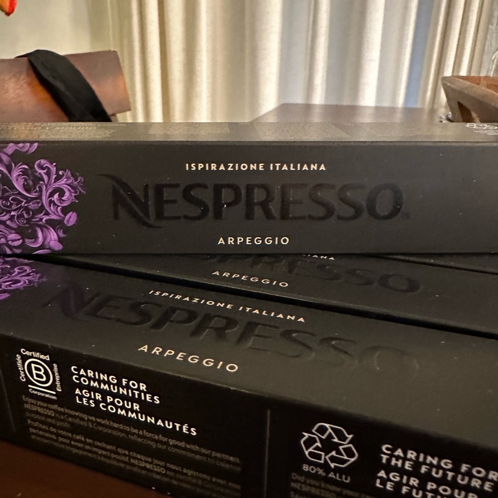 Nespresso 5 sleeves original pods